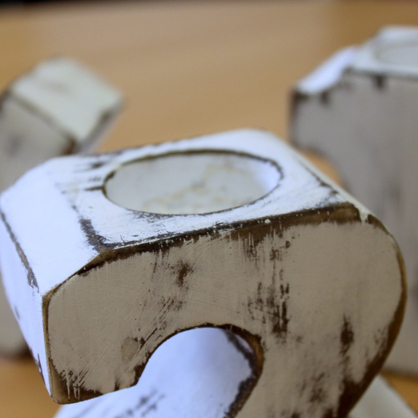 Wooden Birthday Numbers Candle Holders for Special Occasions