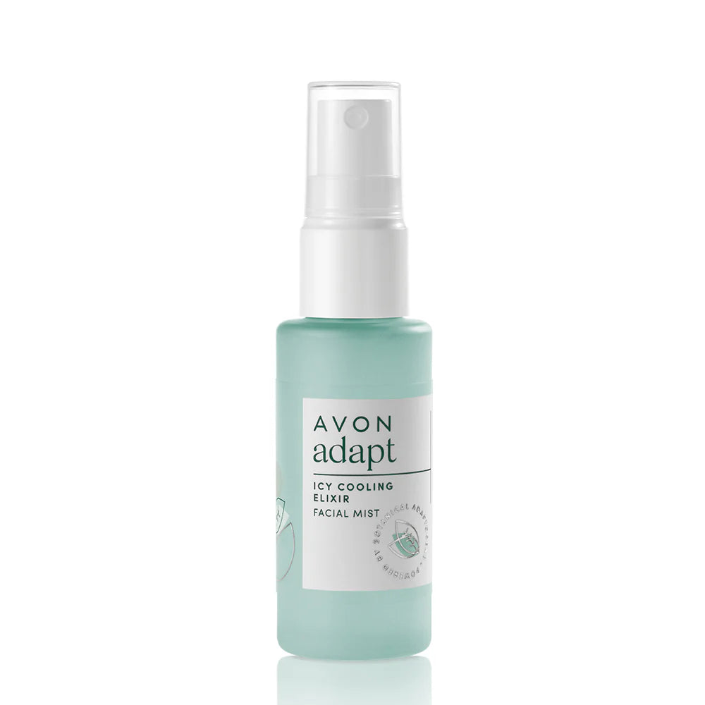 Adapt Icy Cooling Elixir Facial Mist provides instant relief and hydration, perfect for managing hot flushes.