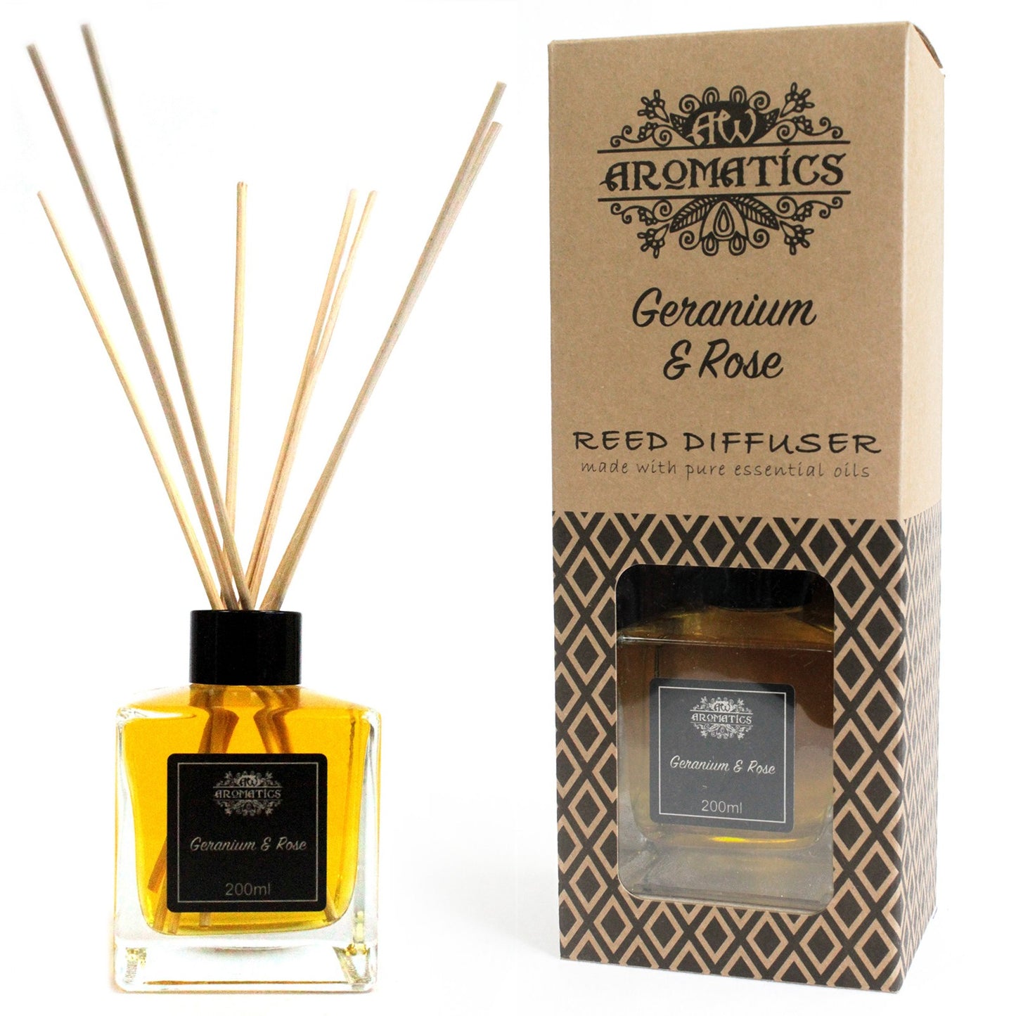 Luxury Large Aromatherapy Essential Oil Reed Diffusers - Aroma Diffuser - Natural, perfect for filling your space with fragrance.