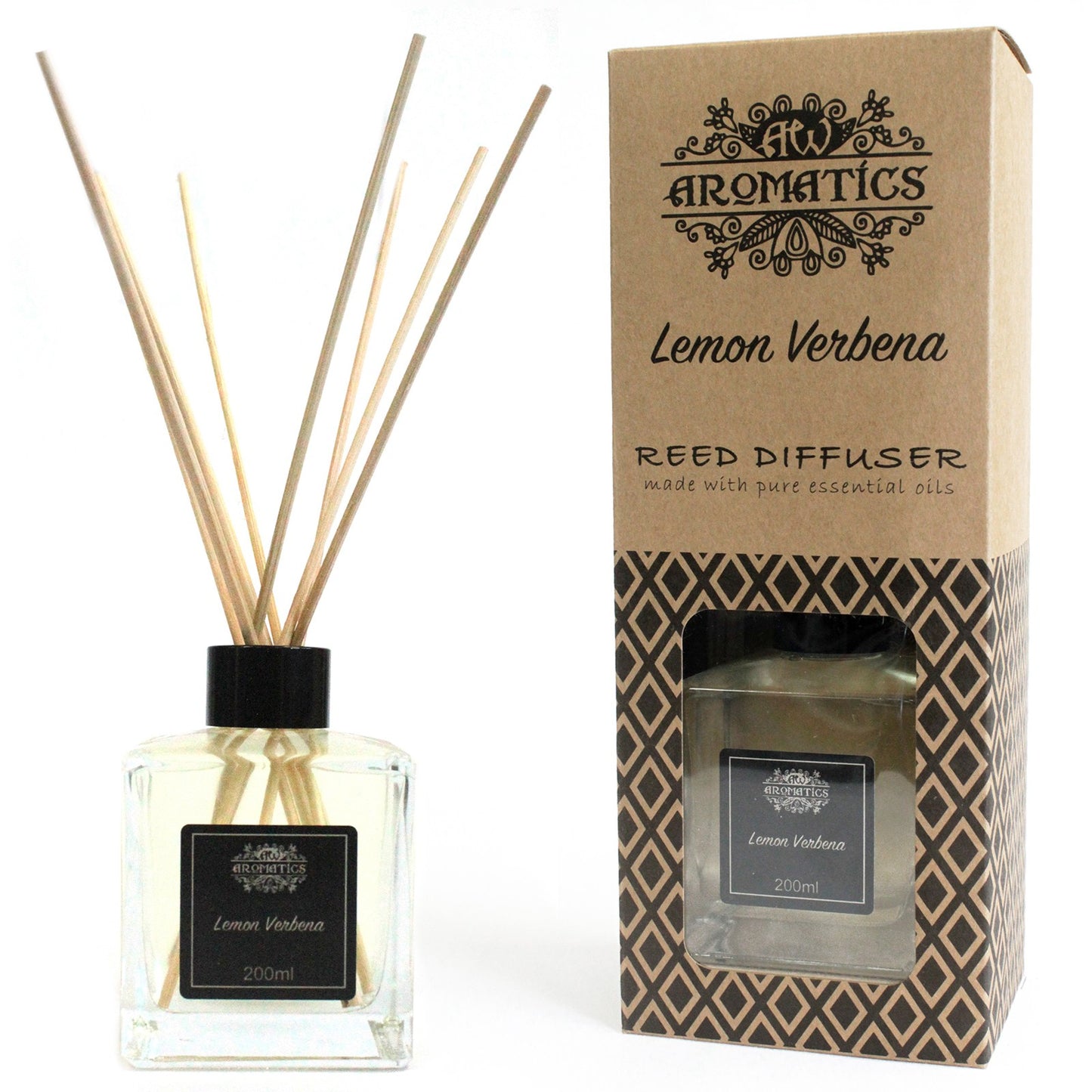 Luxury Large Aromatherapy Essential Oil Reed Diffusers Natural