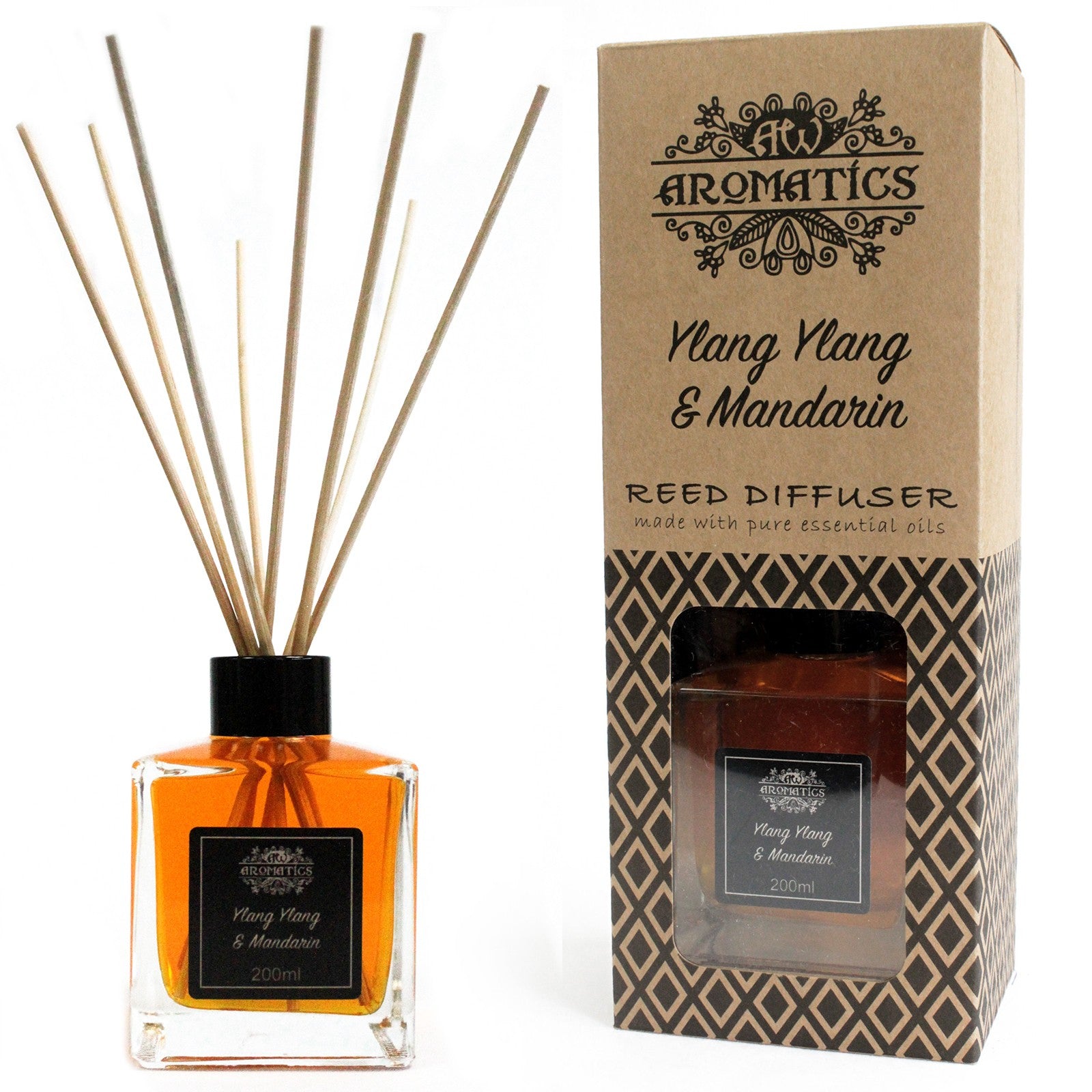 Luxury Large Aromatherapy Essential Oil Reed Diffusers - Aroma Diffuser -Natural enhances any space with enchanting fragrance.