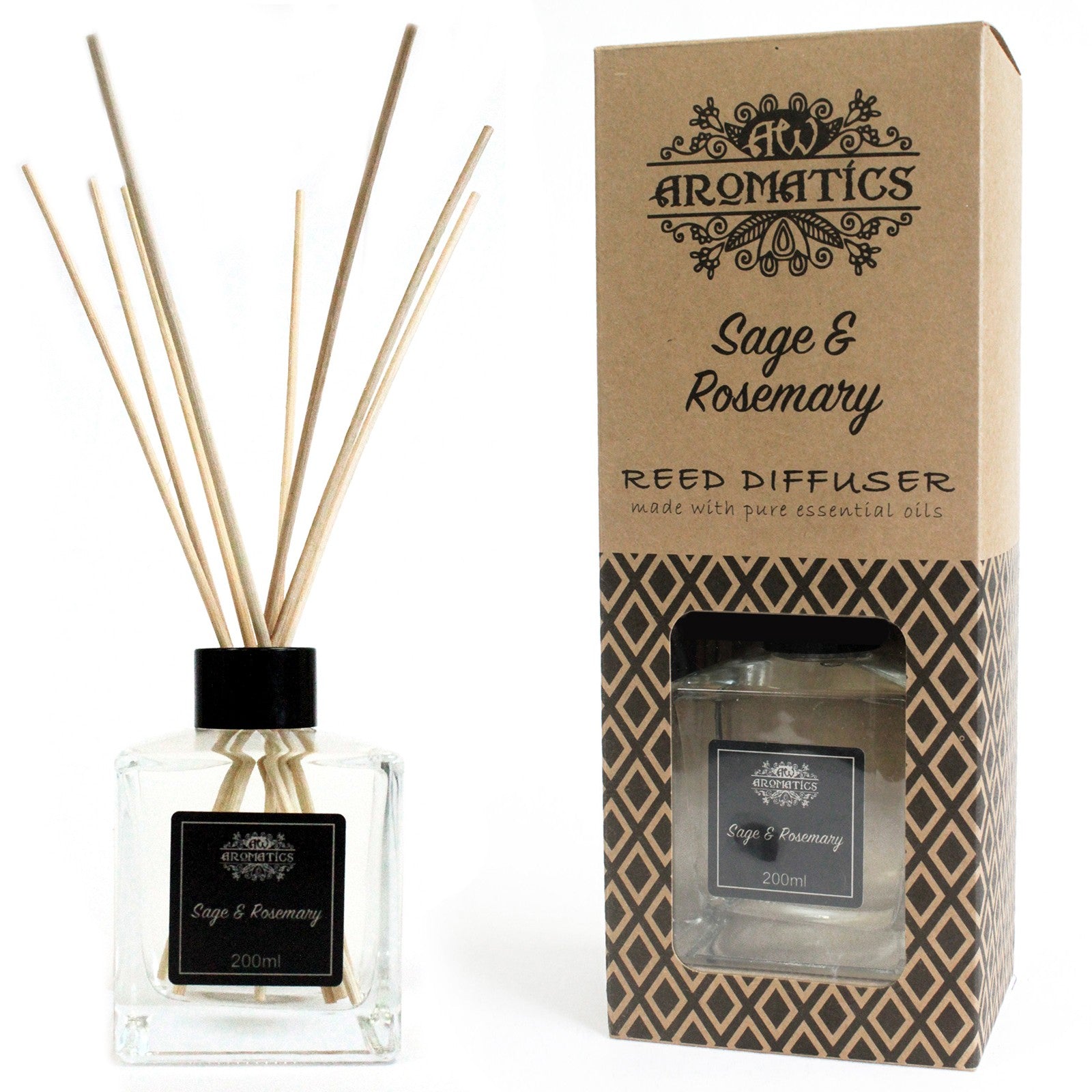 Luxury Large Aromatherapy Essential Oil Reed Diffusers - Aroma Diffuser -Natural enhances any room with delightful scents.