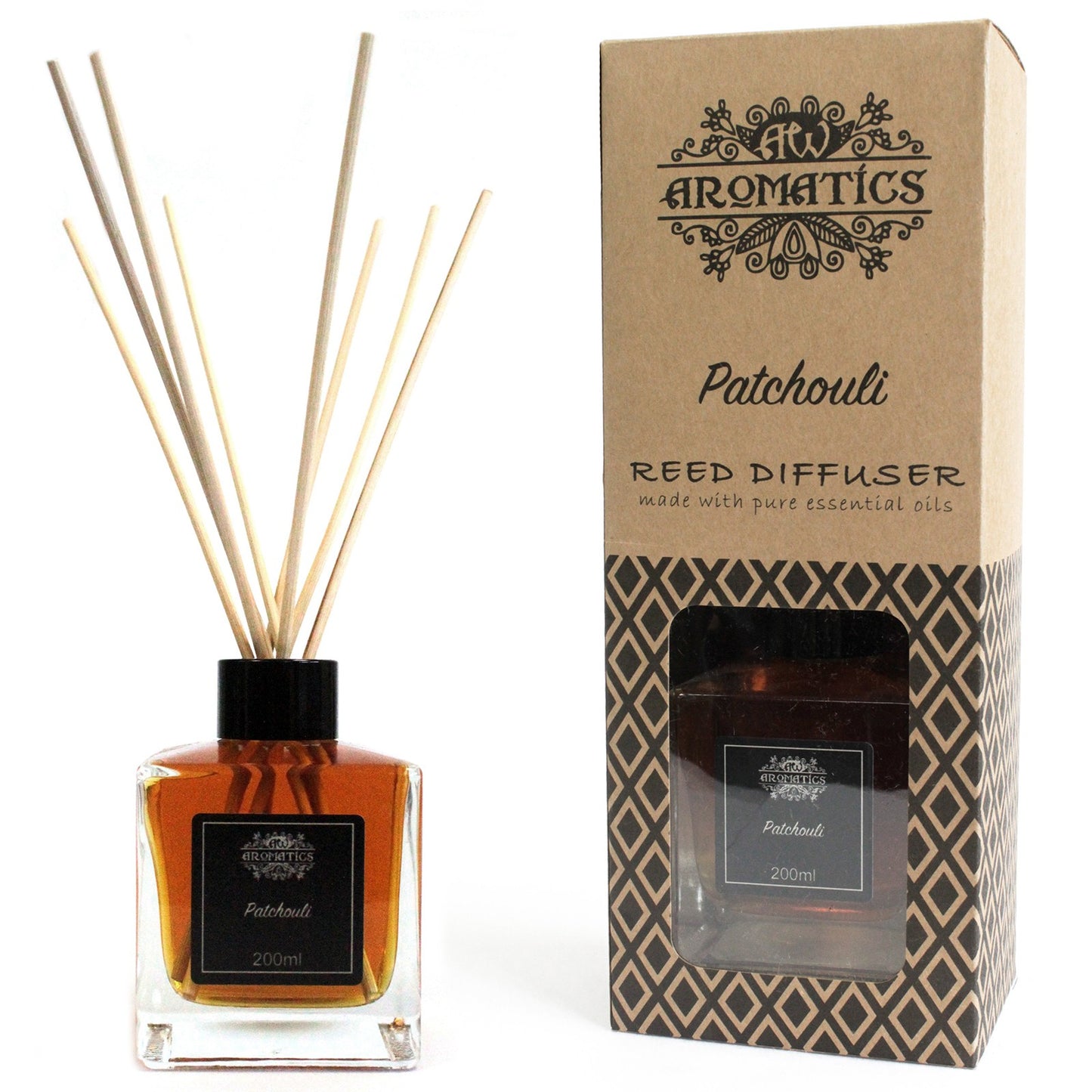 Luxury Large Aromatherapy Essential Oil Reed Diffusers - Aroma Diffuser -Natural, elegantly scented for a delightful atmosphere.