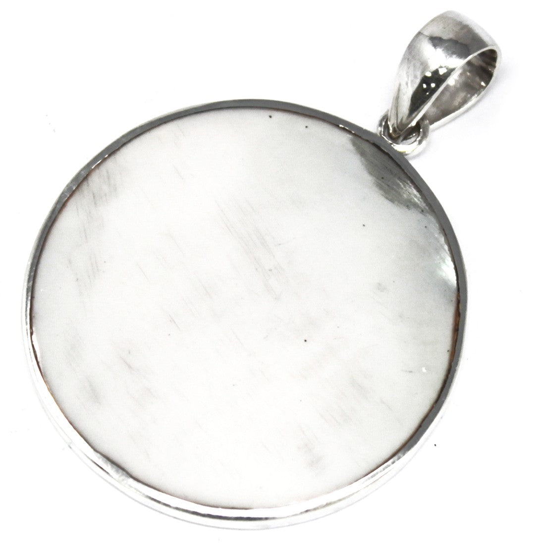 Elegant Tree of Life Silver Pendant 30mm - Mother of Pearl, symbolising healing and beauty, perfect for any occasion.