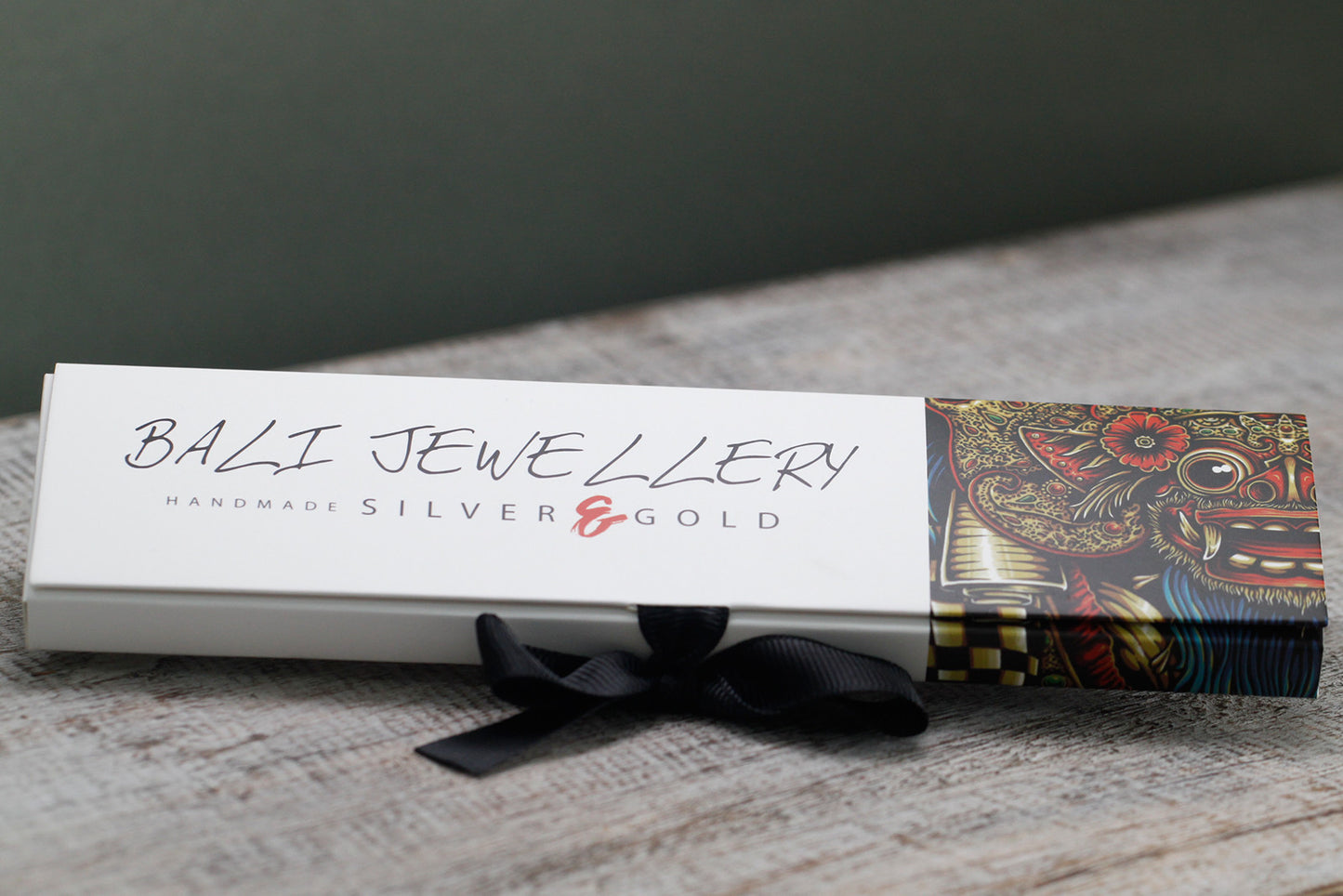 Elegant Silver & 18ct Gold bracelet packaging by Bali Jewellery, perfect for gifts and confident wear.