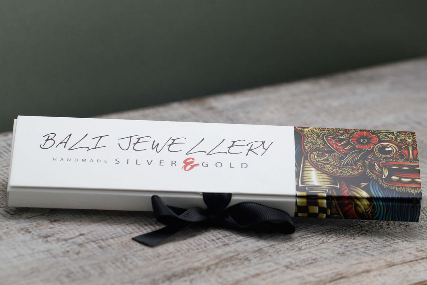 Elegant Silver & 18ct Gold bracelet packaging by Bali Jewellery, perfect for gifts and confident wear.