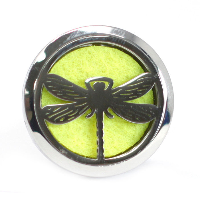 Stylish Car Diffuser Kit -30mm - Choose your Fav from AW, featuring a felt pad for your favourite essential oils.