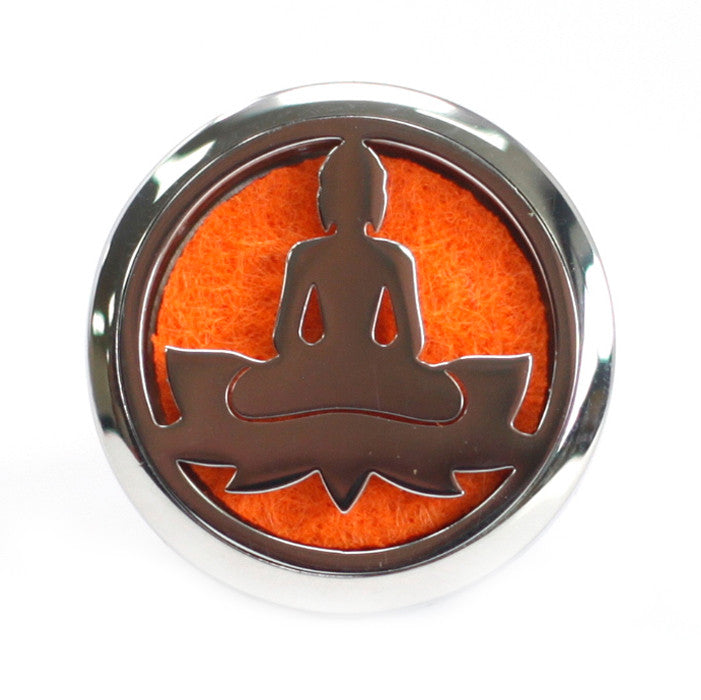 Aromatherapy Car Diffuser Kit -30mm - Choose your Fav, featuring a stylish locket design from AW for a soothing drive.
