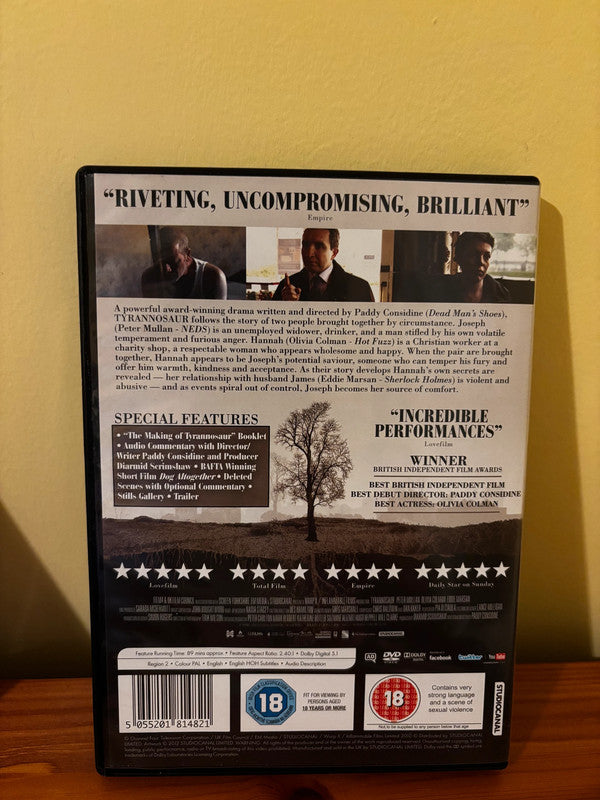 Tyrannosaur - DVD Olivia Colman showcases a powerful drama directed by Paddy Considine, exploring complex human relationships.