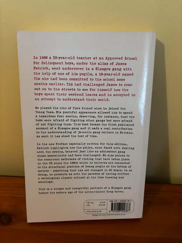 A Glasgow gang observed - James Patrick -Paperback shows minor cover wear; pages and spine in very good condition.