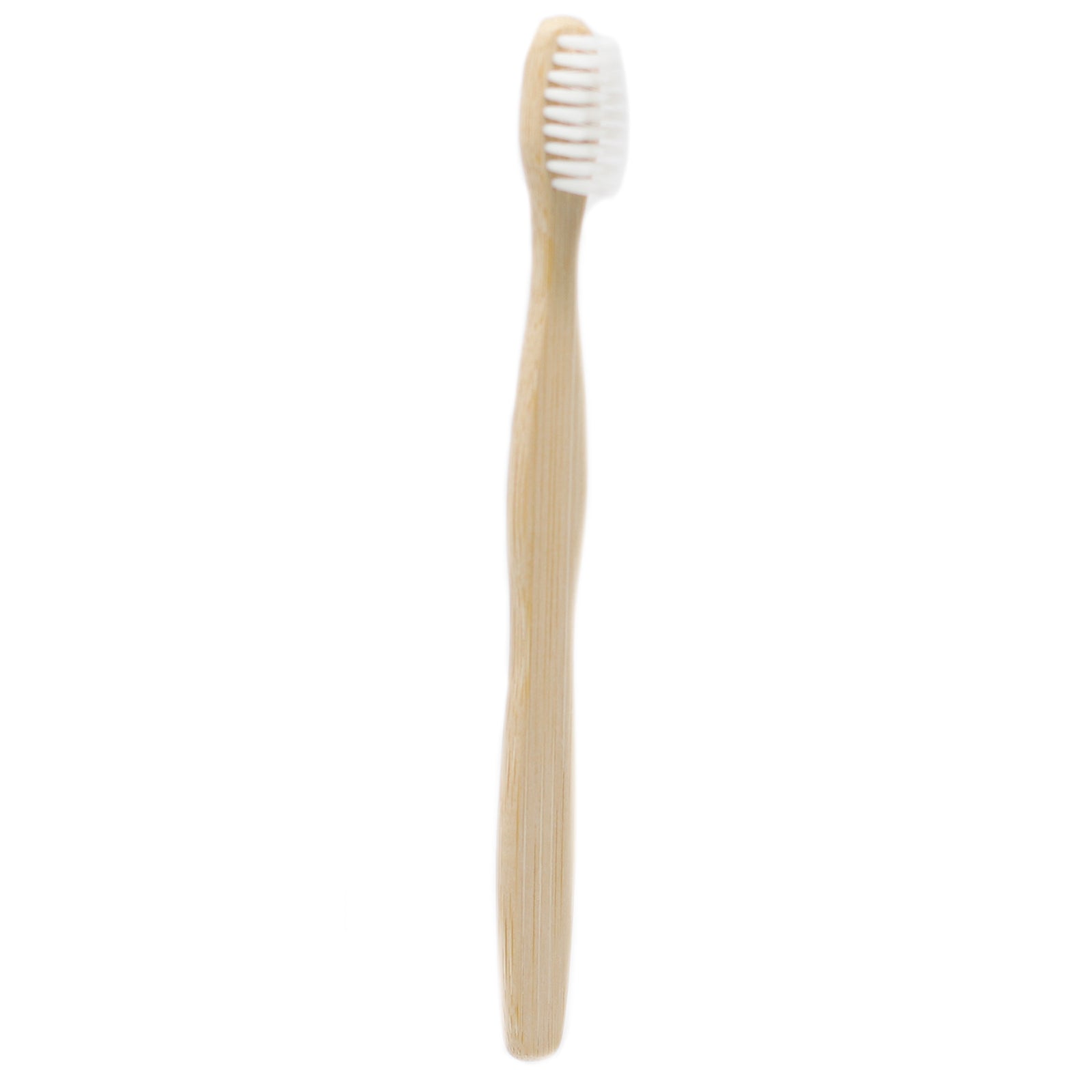 Bamboo Toothbrush - White - Family Pack of 4 - Med Soft offers eco-friendly dental care for the whole family.