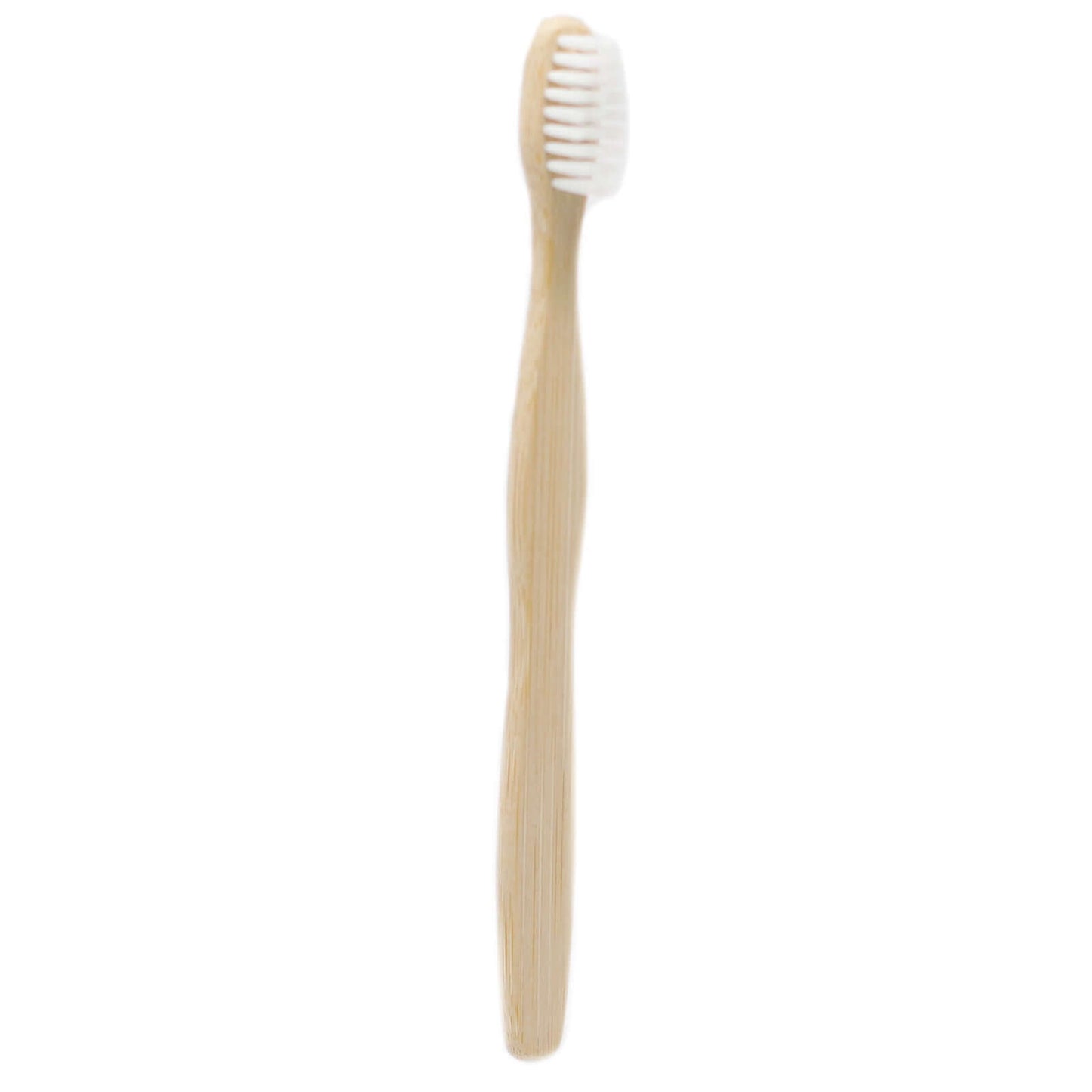 Bamboo Toothbrush - White - Family Pack of 4 - Med Soft offers eco-friendly dental care for the whole family.