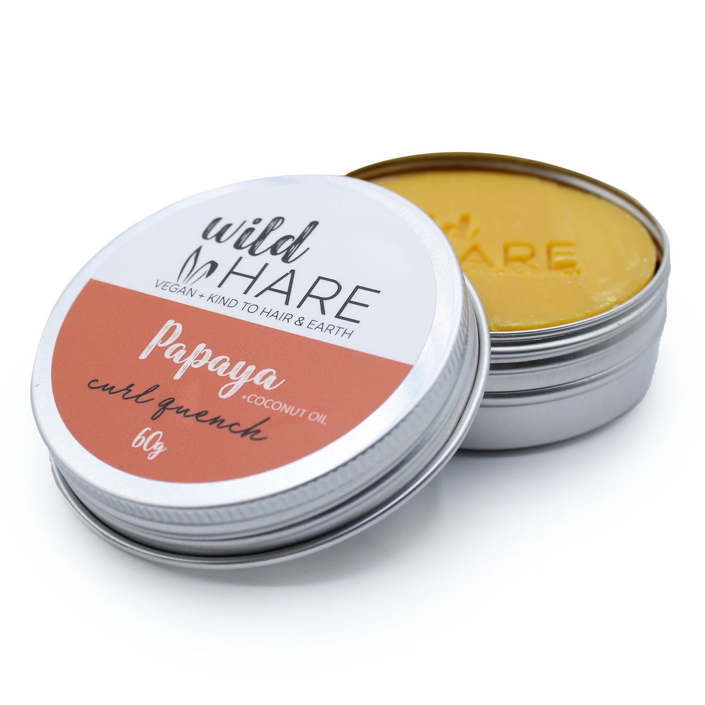 Wild Hare Solid Shampoo 60g Choose your Favourite in a stylish tin, perfect for vegan hair care on the go.