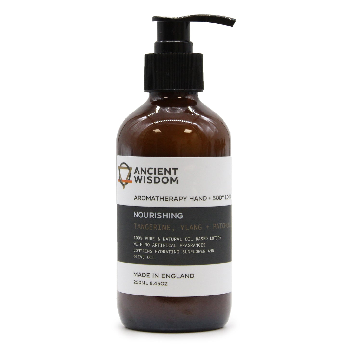 Nourish your skin with Ancient Wisdom's Aromatherapy Hand & Body Lotion, available in enchanting scents.