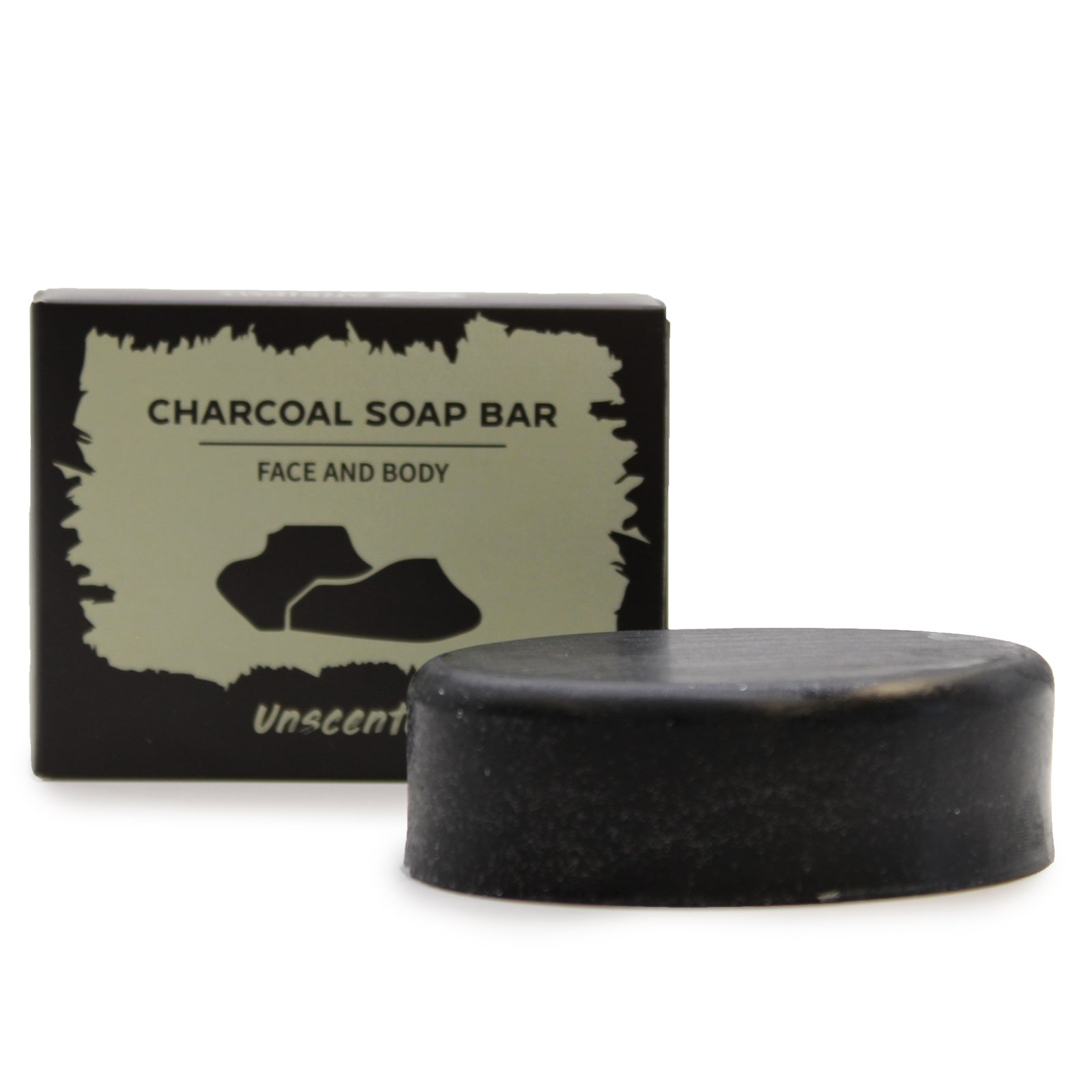 Charcoal Soap 85g - Unscented offers deep cleansing for soft, balanced skin, perfect for face and body care.