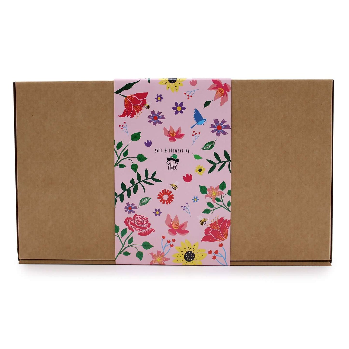 Wild Hare Salt Soak Set - Passion transforms your bath into a spa experience with fragrant salts and soap flowers.