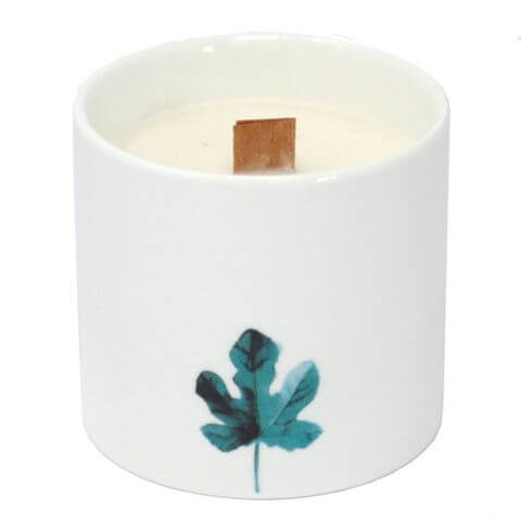 Large Botanical Candles - Wild Jasmine in a stylish ceramic holder, capturing the essence of Mediterranean elegance.