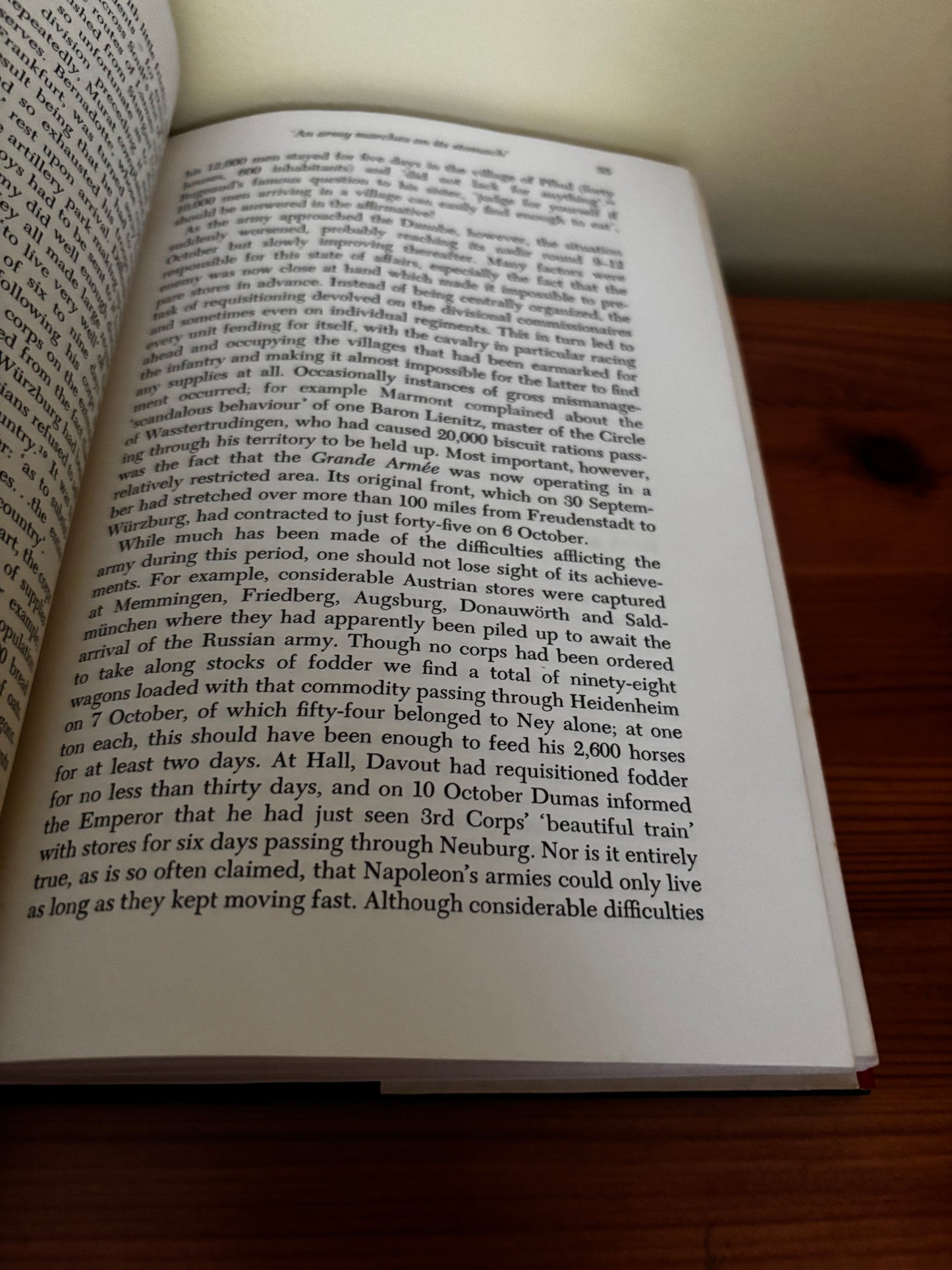 Text from "Supplying War : Logistics from Wallenstein to Patton" explores military supply challenges through history.