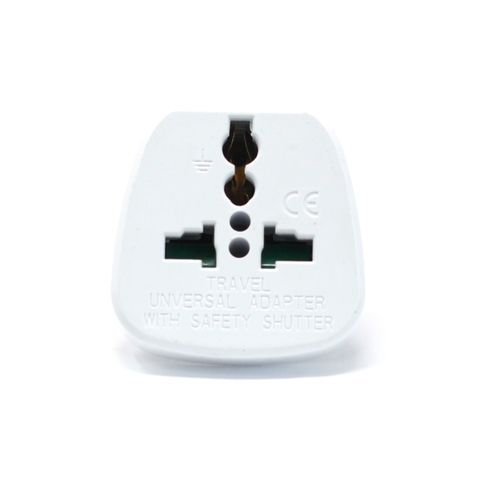 EU to UK Plug Adaptor for safe charging, converting EU 2 pin to UK 3 pin, compliant with UK standards.