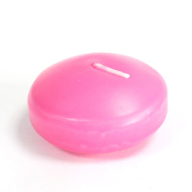 Floating Candles - Choose Size (Unscented) in pink, ideal for romantic displays at weddings or special occasions.