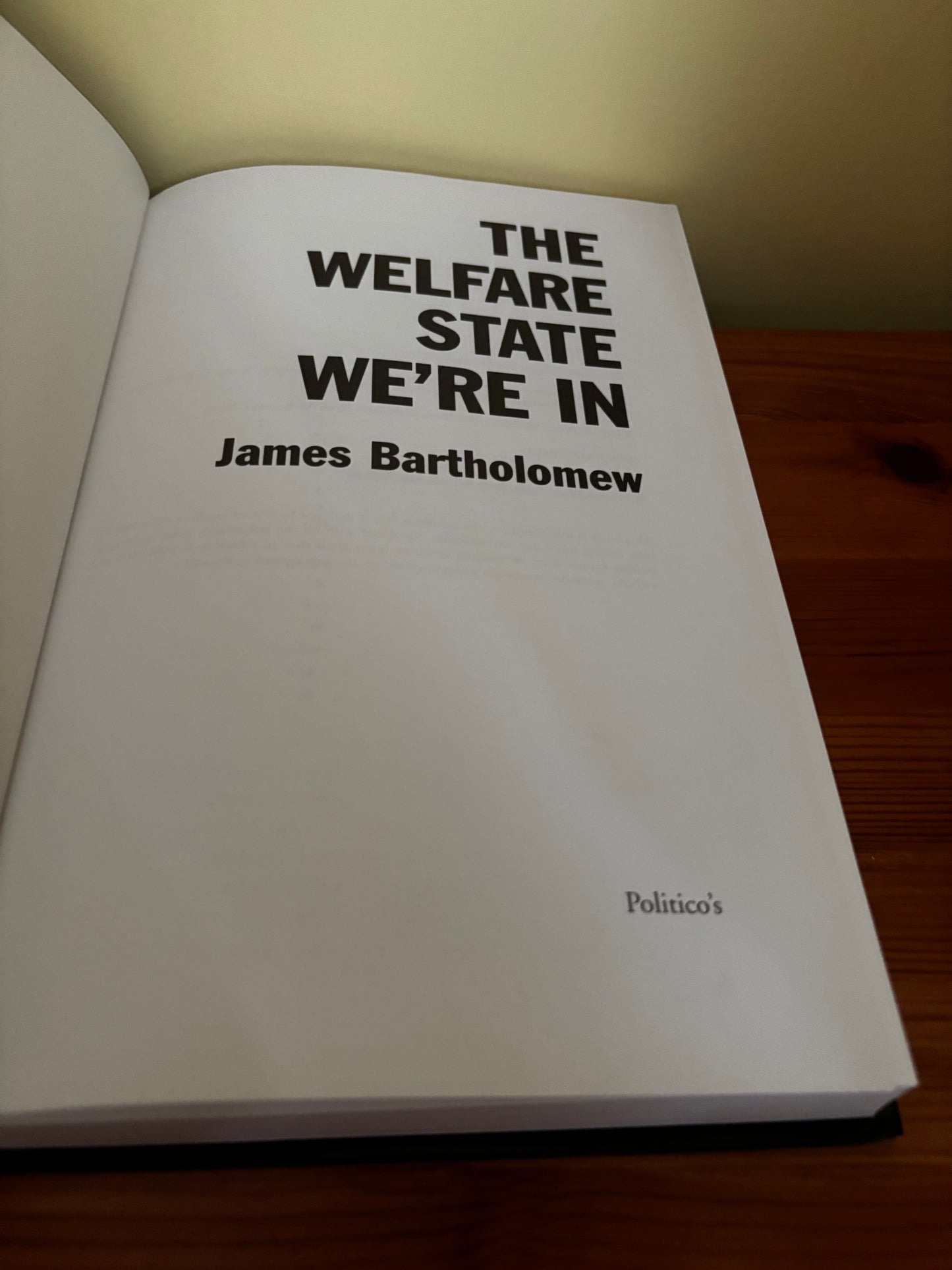 The Welfare State We're in Paperback – 15 May 2006 reveals James Bartholomew's critical insights on welfare systems.