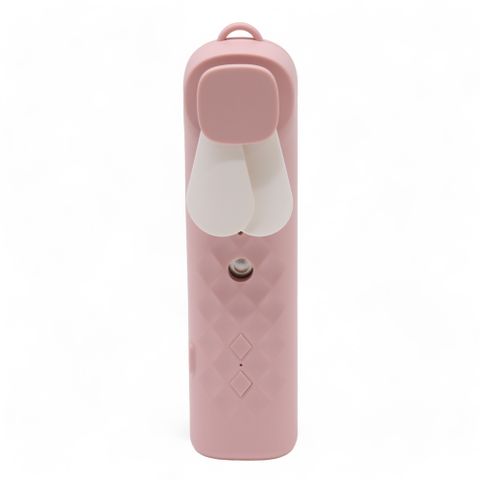 Compact and stylish, the Pink Nano Mist Face Fan offers refreshing mist and USB charging for on-the-go hydration.