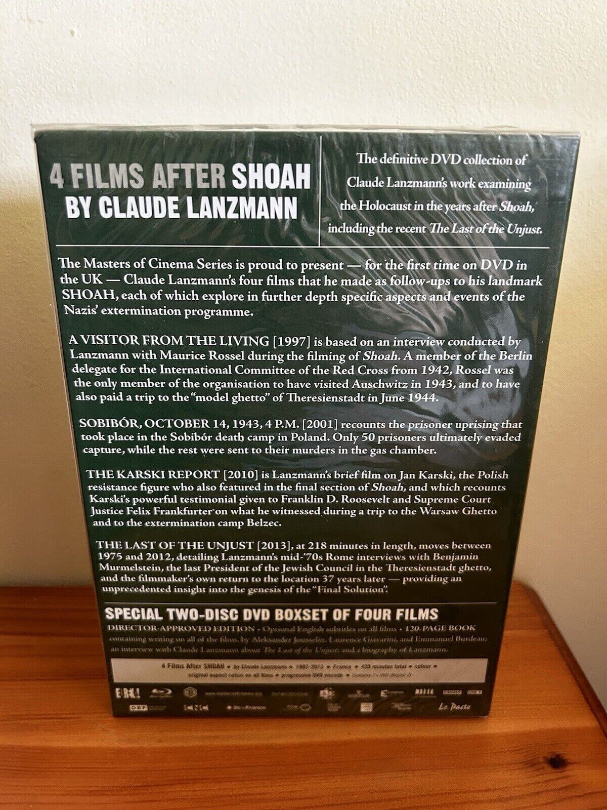 4 Films After Shoah (DVD) showcases Claude Lanzmann's haunting Holocaust narratives in a sealed 2-disc collection.
