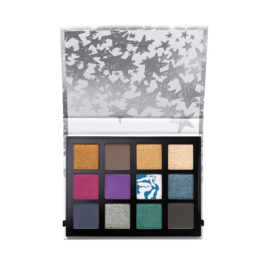 Avon Dream To Shine Eyeshadow Palette 12 colour LIMITED EDITION features 12 vibrant shades in a chic starry compact.