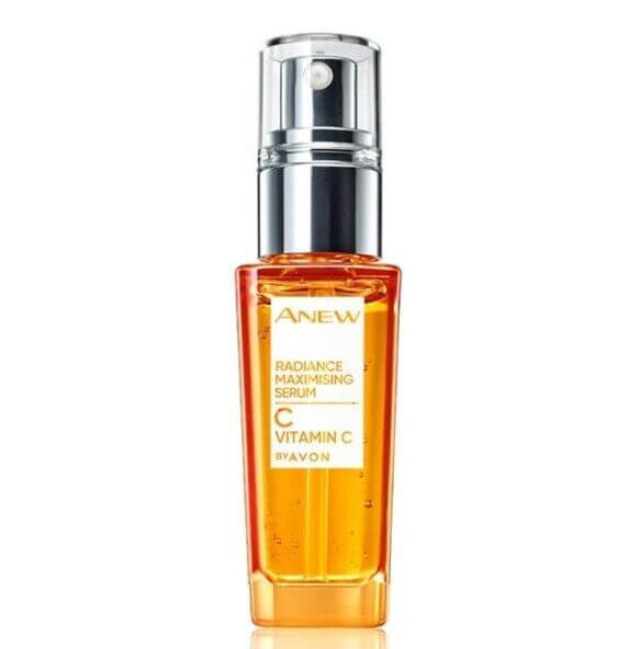 Avon Anew Vitamin C Radiance Maximising Serum enhances your glow while tackling fatigue and blemishes effectively.