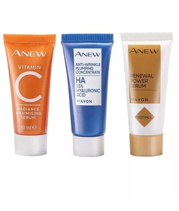 Anew Discovery Gift Set. Power Serum, Vitamin C, Hyaluronic Acid. Travel Size