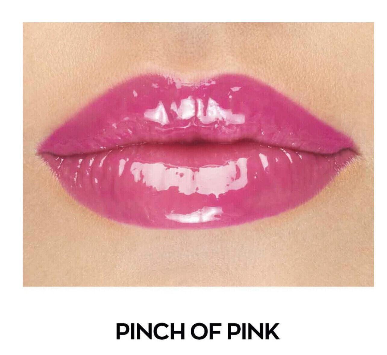 Avon Loaded Lip Lacquer - Choose your shade, showcasing vibrant gloss in 'Pinch of Pink' for stunning lips.