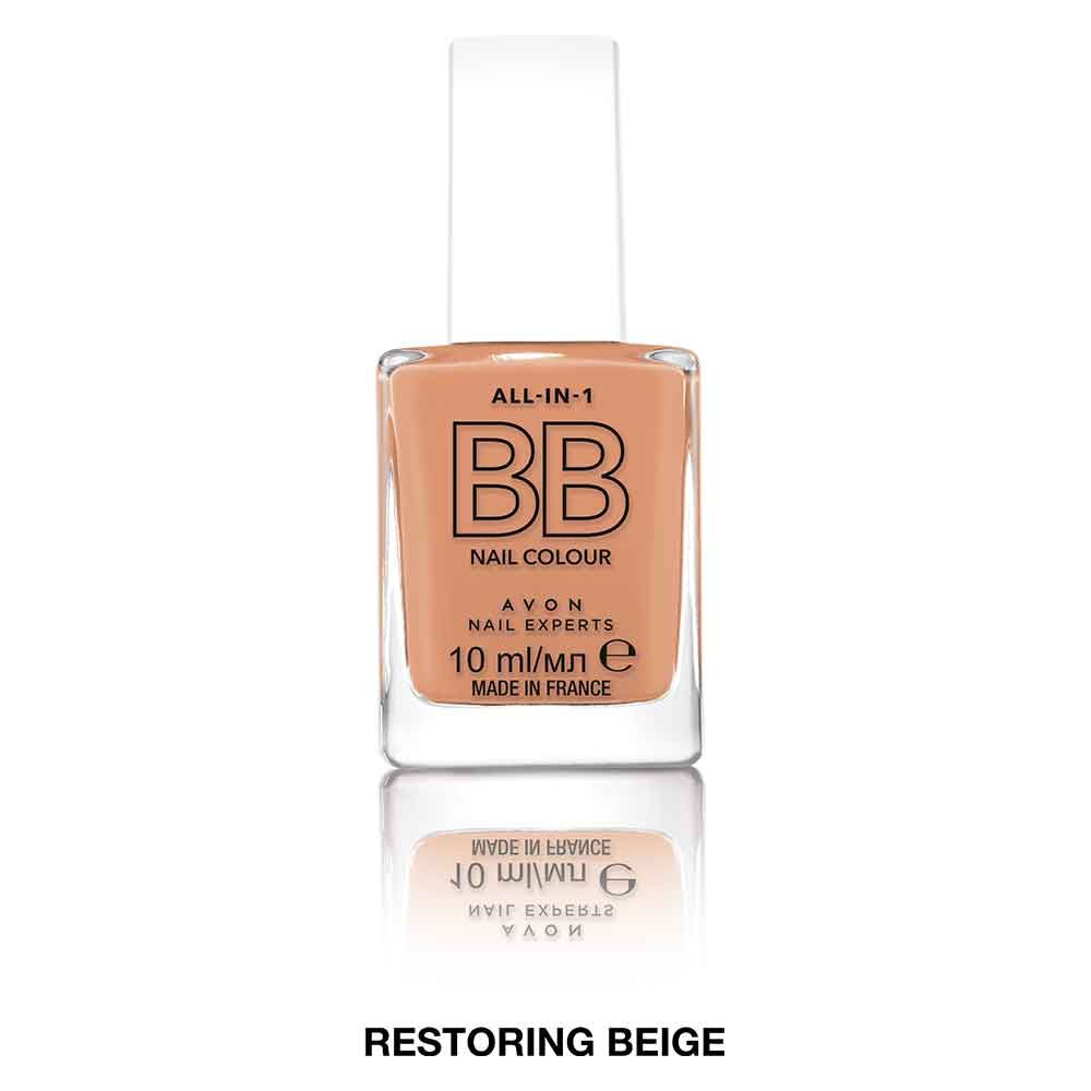 Avon Restoring Beige Nail Polish offers a versatile matte finish, perfect for any occasion and all skin tones.