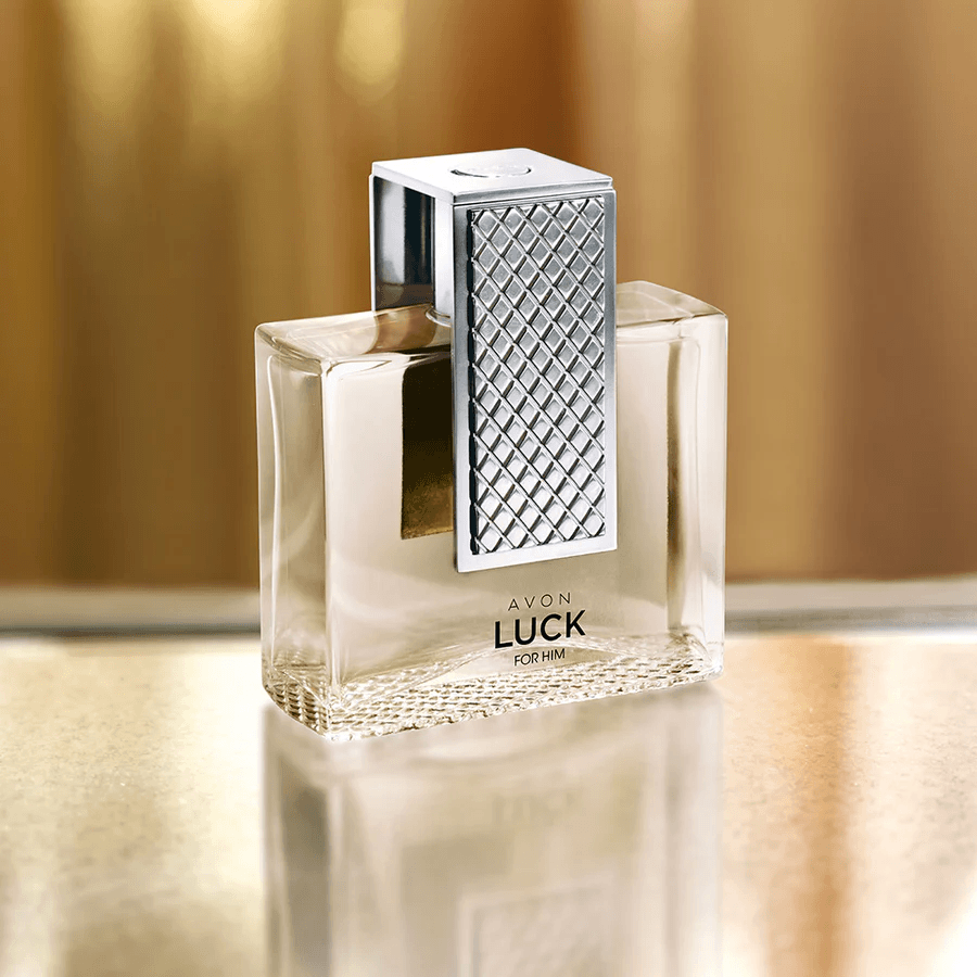 Avon Luck for Him Eau de Toilette EDT Spray 75ml, a sophisticated fragrance for the modern man, NEW IN BOX.
