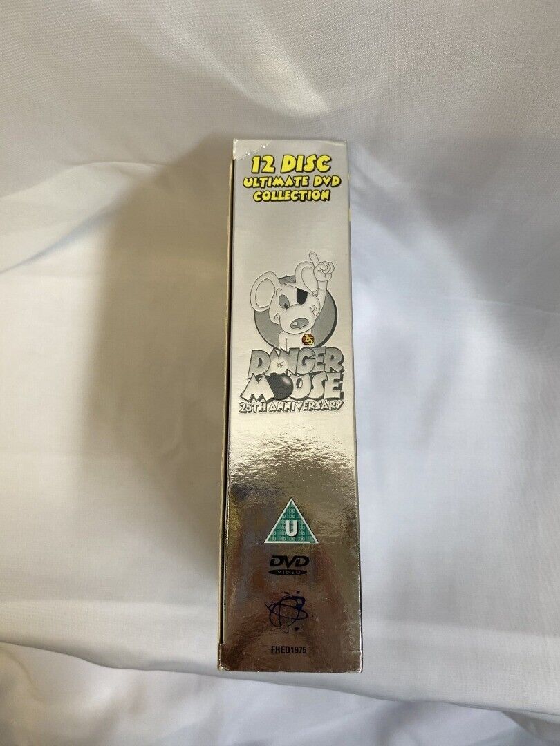 Danger Mouse - 25th Anniversary Ultimate Box Set 12 Disc DVD Movie Boxset showcasing a collector's dream edition.