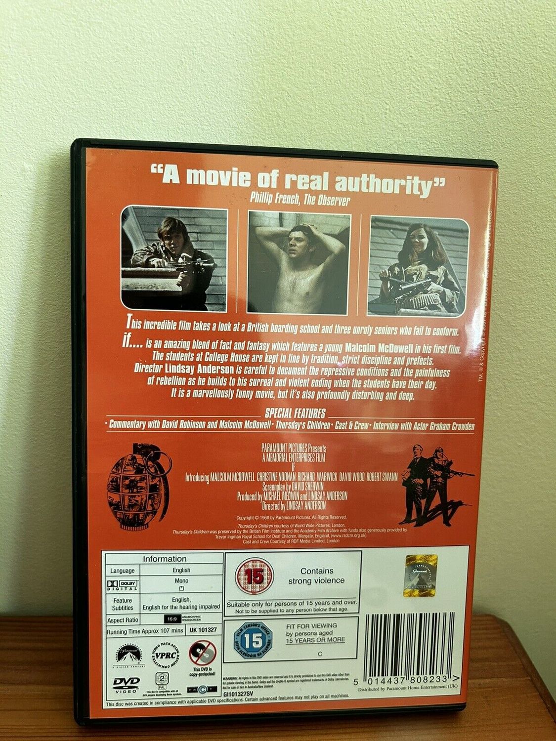 Explore the gripping narrative of If.... (DVD, 2007), a classic film featuring Malcolm McDowell on a preloved DVD.