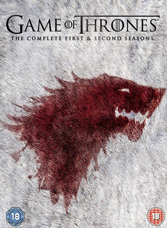 Game Of Thrones - Season 1 & 2 complete box set on DVD, perfect for fans craving epic storytelling from Westeros.