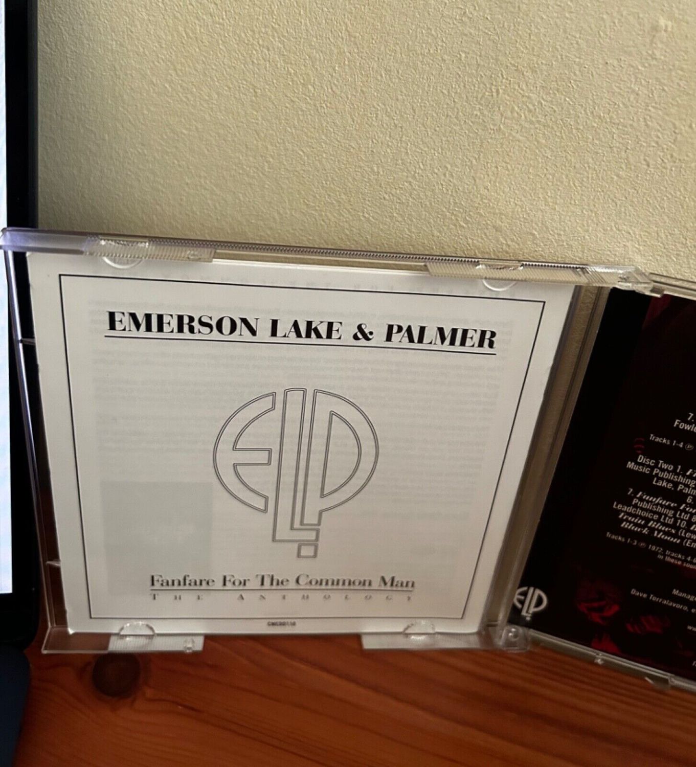 Fanfare for the Common Man by Emerson Lake & Palmer CD showcases the band’s progressive rock legacy.