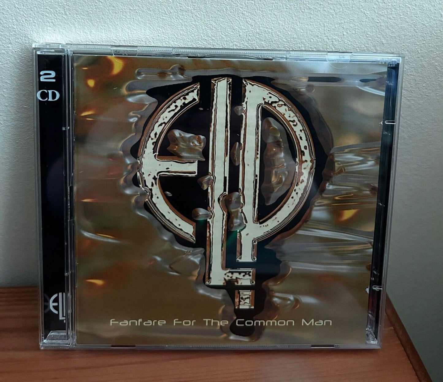 Fanfare for the Common Man by Emerson Lake & Palmer CD showcasing the band's innovative progressive rock legacy.