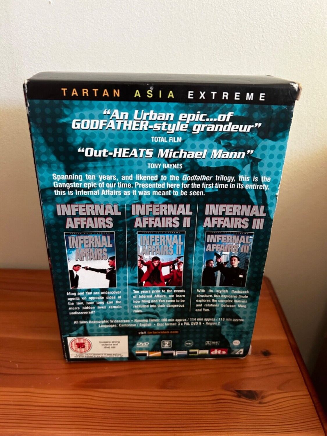 Infernal Affairs - The Trilogy (DVD, 2005) reveals the gripping story of undercover agents in a thrilling cinematic set.