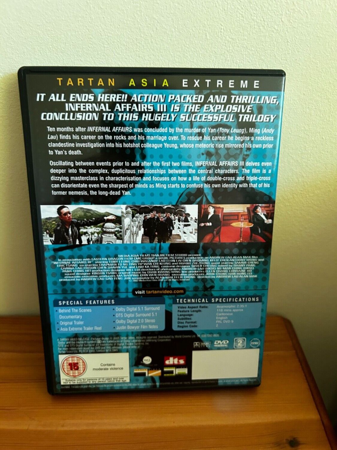 Infernal Affairs - The Trilogy (DVD, 2005) offers thrilling storytelling from Tartan Asia, featuring all three films.