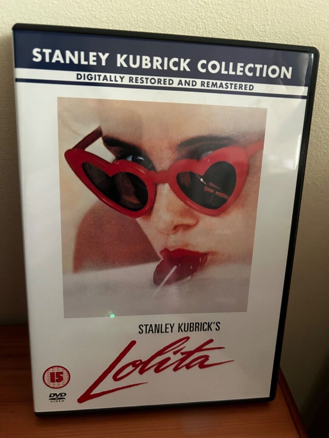 Lolita (DVD) 2001 showcases Stanley Kubrick's classic, beautifully restored for a captivating viewing experience.