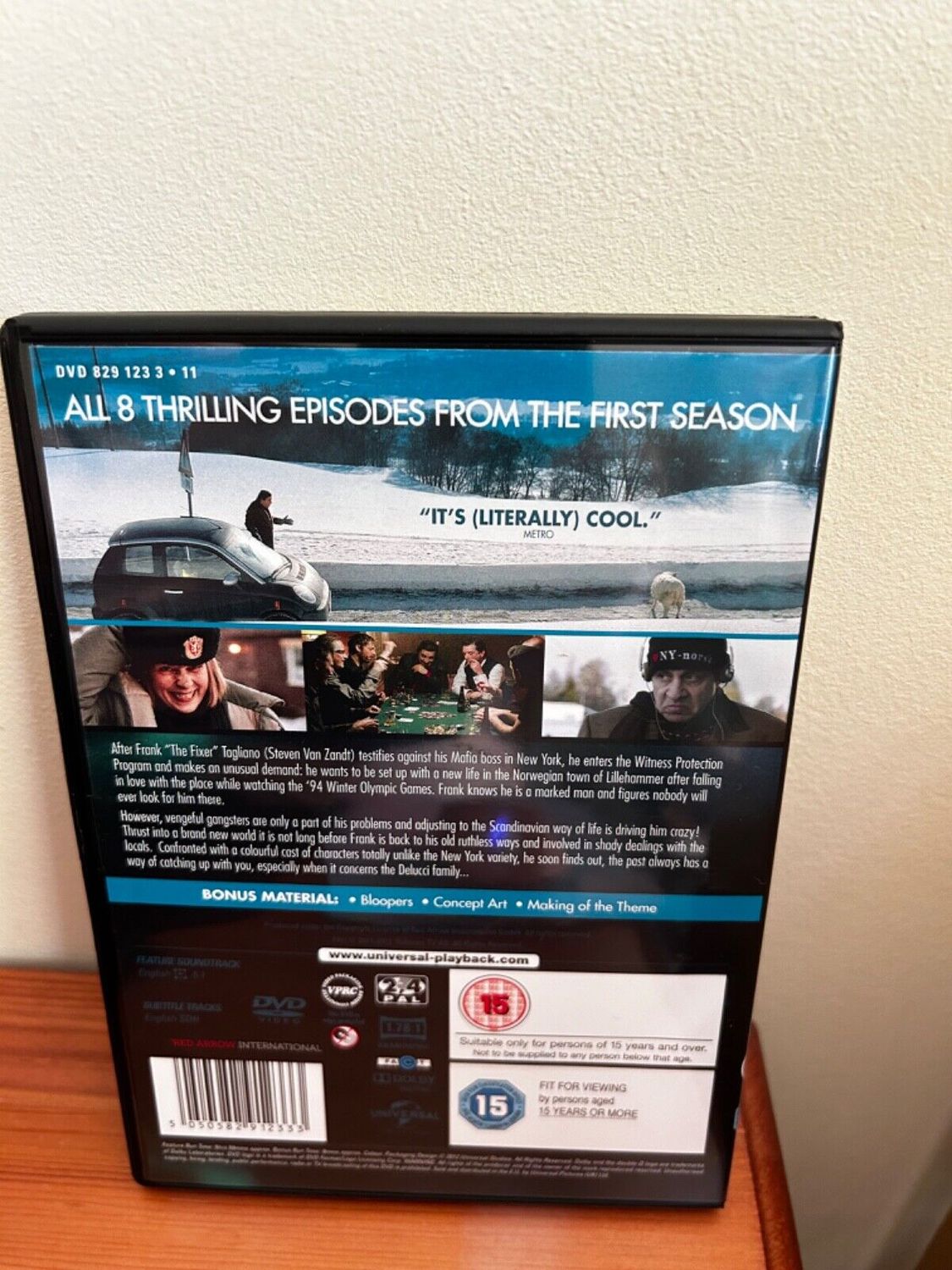 Lilyhammer Season One (DVD) showcases all 8 thrilling episodes featuring Steve Van Zandt in a captivating story.