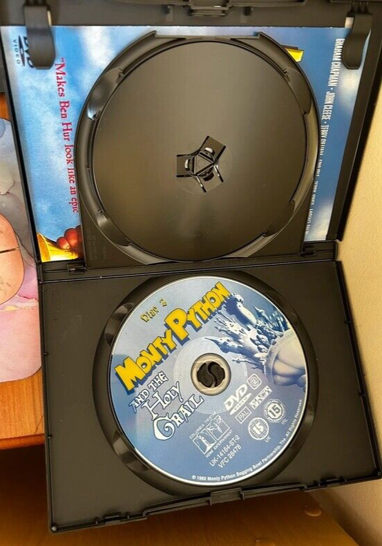 Monty Python And The Holy Grail (DVD) showcases the classic 2 Disc Collection for comedy lovers everywhere.