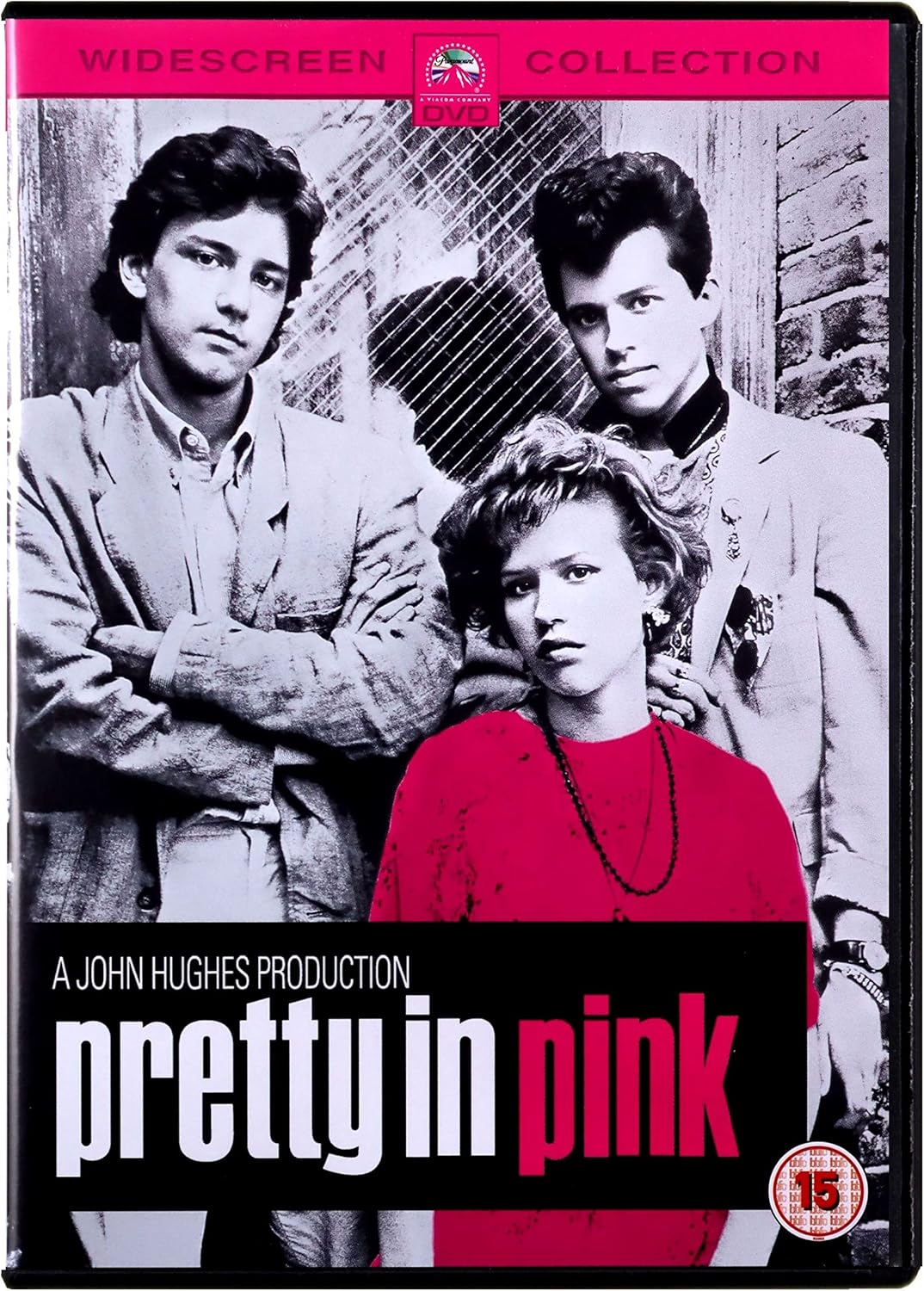 Pretty In Pink (DVD) features iconic 1980s characters in this timeless romantic drama by Howard Deutch.