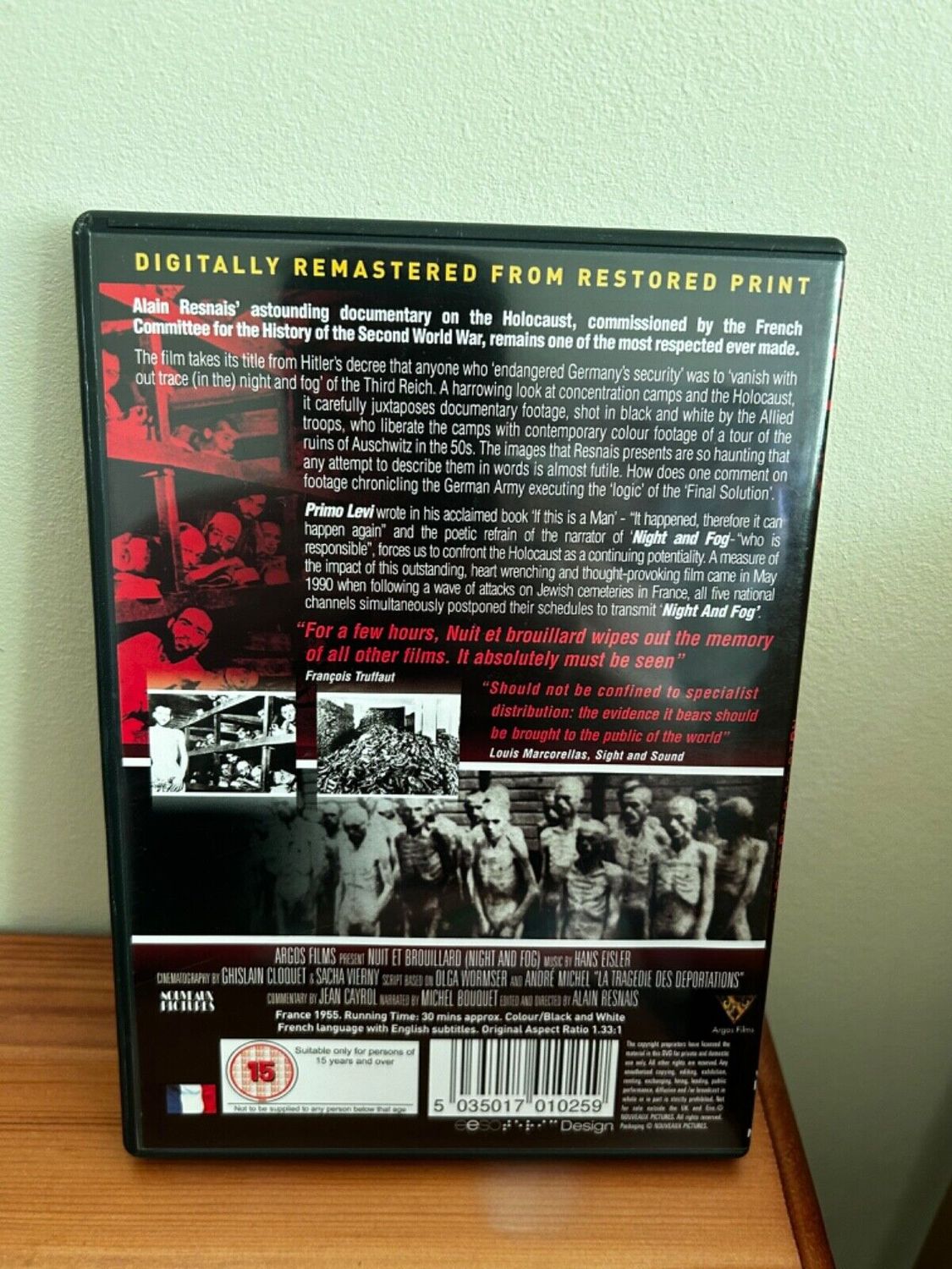 Night And Fog Nuit et Brouillard (DVD) showcases Alain Resnais' haunting exploration of the Holocaust in stunning remaster.