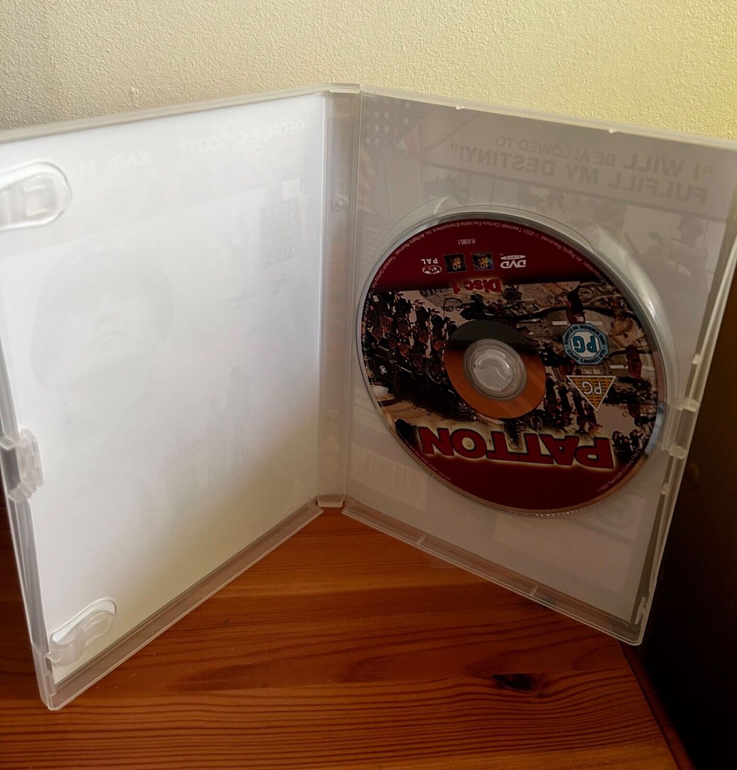 Patton DVD (2004) featuring George C. Scott, an essential for film enthusiasts at your favourite store.