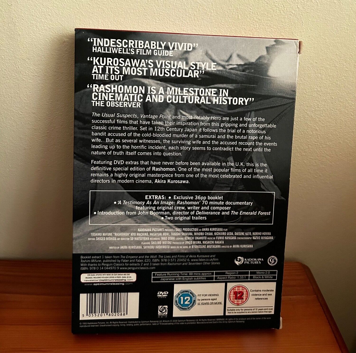 Rashomon (DVD) showcases a classic Akira Kurosawa film with unique insights into truth and perspective.