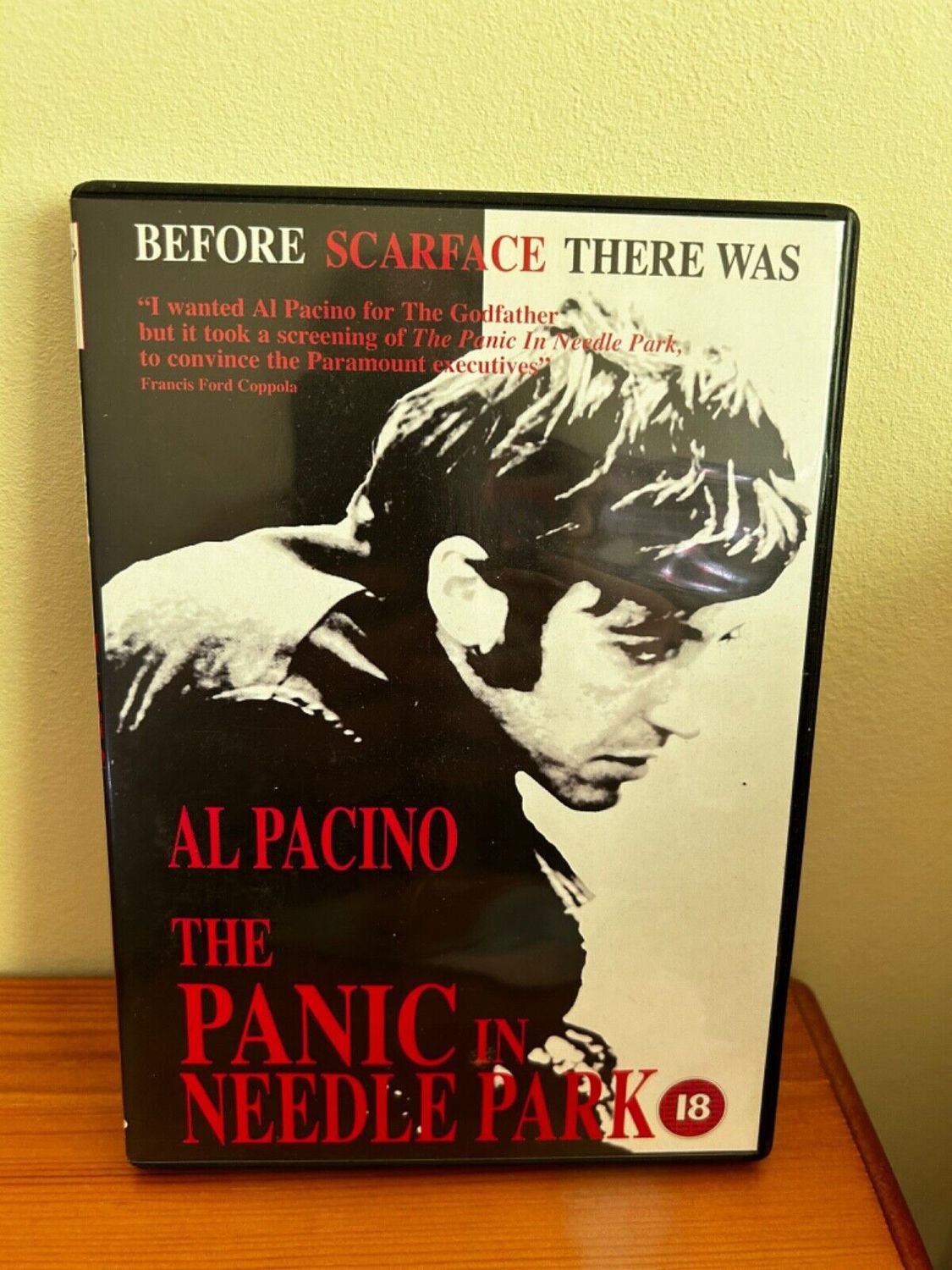 The Panic in Needle Park DVD (2002) features Al Pacino in a gripping drama about love and addiction.