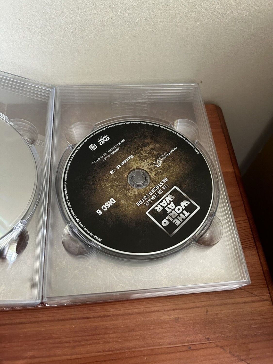 The World At War (Box Set) (DVD) featuring Disc 6, ideal for history enthusiasts and collectors.