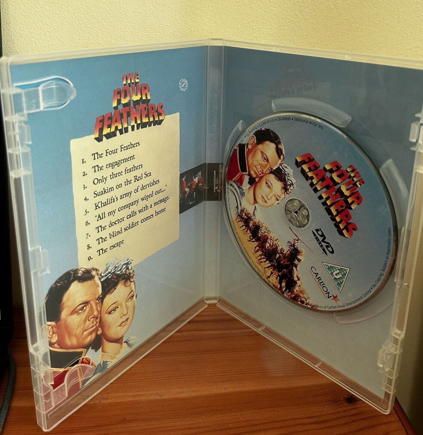 The Four Feathers (DVD) showcases a classic adventure with memorable characters and thrilling scenes.